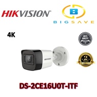 HIKVISION 4K 8MP DS-2CE16U0T-ITF FIXED MINI BULLET CAMERA