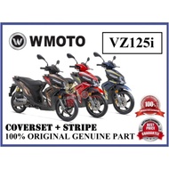 (100% ORIGINAL) WMOTO VZ125i COVERSET + STRIPE // 64000-ES125-2021 COVER SET BODY BODYSET SHOOT SUIT
