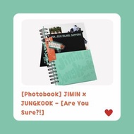 專輯/周邊代購【[Photobook] JIMIN x JUNGKOOK - [Are You Sure?!]】#Kpop #Bts #Jimin #Army #Album