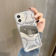 เคสกันกระแทกกระจกดำรูปหัวใจที่เข้ากันได้กับ iPhone 16/iPhone 16 Pro/iPhone 16 Pro Max/iPhone 16 Plus