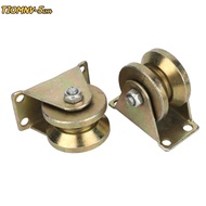 TIOMNV56H4 2pcs V Groove Wheel, 661Lbs Capacity 2 Inch Sliding Gate Roller, Durable Replacement Slid
