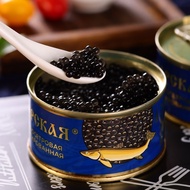 Russia Imported Caviar Canned Synthetic Caviar Sturgeon Maha Original Caviar Instant Sushi Cuisine