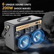 W-King K6Plus 200 watt High Power Portable Speaker