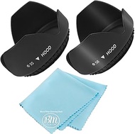 55mm and 58mm Digital Tulip Flower Lens Hood for Nikon D3500, D5600, D3400 DSLR Camera with Nikon 18