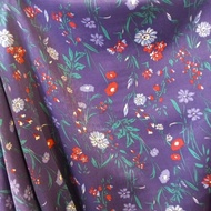 Patterned satin fabric - premium Velvet satin fabric - super satin fabric - satin fabric by the mete