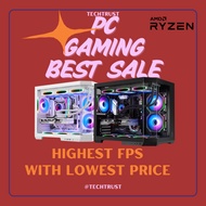 🔥 READY STOCK BUDGET GAMING PC DESKTOP - FULL SET DDR4 🔥 💻 HIGH PERFORMANCE BUDGET PC AM4-RYZEN