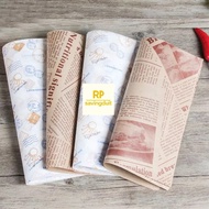 50 pcs 18x18cm WAX PAPER RICE CAKE PAPER BURGER PAPER