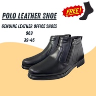 (Size39-45) Polo Genuine Leather Office Shoes
