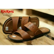 Kickers Men's Leather Sandals - Good Quality - AURORA Mall 06