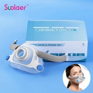Suolaer Replacement CPAP Nose Mask Silicone Cushion Frame System Compatible with Airfit F40