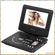 [L U T I] MP3 Enabled DVD Player 7.8inch Portable 16:9 Widescreen LCD Display 270 Degree Rotation CD