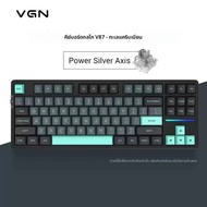 VGN V87/V87pro Tri-Modeแป้นพิมพ์ที่กําหนดเองปะเก็นโครงสร้างFull Key Hot Plug RGB Low Latency Esports