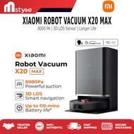 Xiaomi Mijia X20 Max / X20 Pro / S20+ / S20 Robot Vacuum Cleaner | 6000-8000Pa Suction | App Control