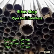 Seamless Iron Pipe Od 19mm Id 16mm Thickness 1.5mm Length 20cm to 150cm