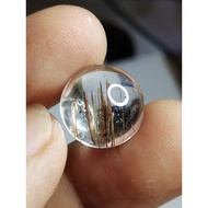 natural Golden Rutilated Quartz Memo 13 x 13 x 5.8 mm 7.2 Ct Amethyst Hair Gold Crystal Super NTD Ro