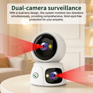 60fps dual lens home security surveillance Camera full color wireless hemispherical WiFi