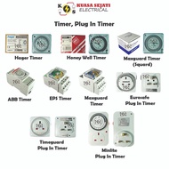Hager EHN711 Timer / EPS ET-24HR Timer / Maxguard 24HRS Analog Time Switch Q24TH Q24TS / ABB Timer /