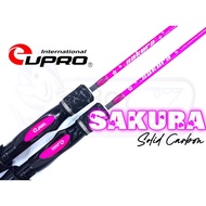 EUPRO Sakura Solid Carbon Spinning Rod Fishing Rod