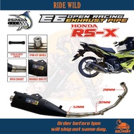 RIDE WILD HONDA EX.PIPE RSX150 RSX 150 ESPADA E6 28MM EXHAUST PIPE EKZOS 28MM RSX150 28MM RIDE WILD