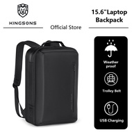 Kingsons KS32W Laptop Backpack 16 Inch Men Travel Bag Water Resistant MacBook Bag - Beg Lelaki (23L)