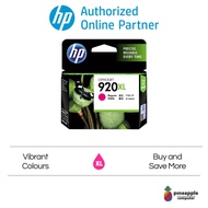 HP 920XL High Yield Magenta Original Ink Cartridge (CD973AE), For 7500A–E910a/7000–E809a/6000–E609a/