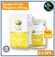 Garden Of Life Ubiquinol CoQ10 (2 x 30's) Malaysia Ready Stocks 【Imported From Japan】