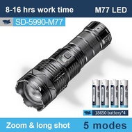 SENTER SMILING SHARK SD5990 SMILINGSHARK SD 5990 M77 10000LM TYPE-C RECHARGEABLE ZOOM WATERPROOF-Hik