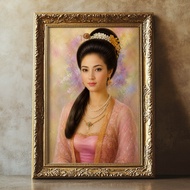 Picture Auspicious Of Phra Suphan Kalya Realistic Figure Size 4 x 6 Inches