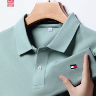 เสื้อโปโลคอปกแขนสั้นผ้าฝ้ายแท้ Tommie Kelley Outlet สำหรับผู้ชาย ทรงหลวม ทรงพอดีตัว ทรงปกติ ฤดูร้อน 