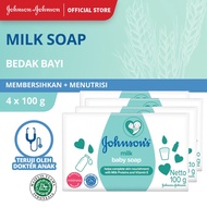 Johnson ’ S Milk Soap 100gr - 4 Pcs