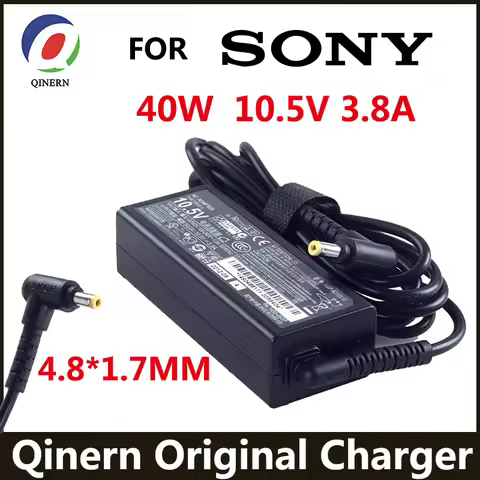 10.5V 3.8A 40W 4.8*1.7MM Laptop Adapter Charger For Sony Vaio Pro 11 13 DUO11 DUO13 VGP-AC10V10 VGP-
