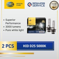 HELLA HID Xenon Headlight Bulb D2S 5000K 8GS 178 560-862 (2 bulbs)