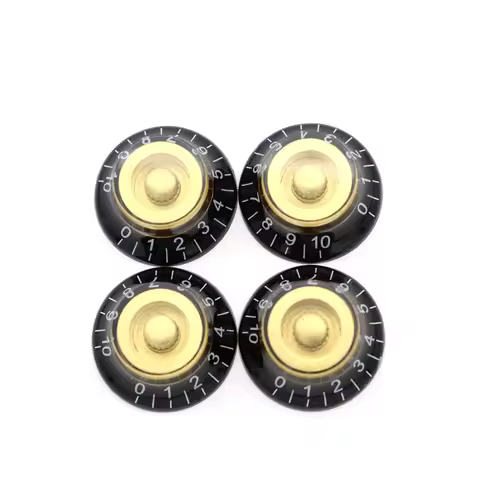 4Pcs Electric Guitar Bass Top Hat Speed Control Volume Knobs for Epiphone Les Paul Electric Guitar b
