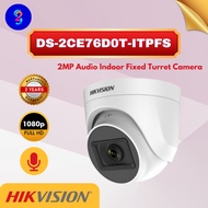 HIKVISION DS-2CE76D0T-ITPFS 2MP 1080P INDOOR BUILD-IN MIC IR TURRET AUDIO CAMERA 3.6MM LENS
