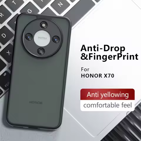Translucent Matte Phone Case For Honor X9d Anti-knock Shockproof Matte PC Back Cover Honor X9d Case 