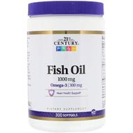 Fish Oil Omega 3 EPA and DHA Cardiovascular Health 1000 mg 300 Softgels