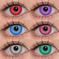 【COD】 NEBULA สีชมพู/สีฟ้า/สีเทา/สีแดง/สีเขียว/สีม่วง คอนแทคเลนส์ตาโต 2 ชิ้น คอนแทคเลนส์รายวัน บทบาทส