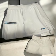 李寧白色羽毛球/匹克球運動裙 中碼 （在李寧店購買）