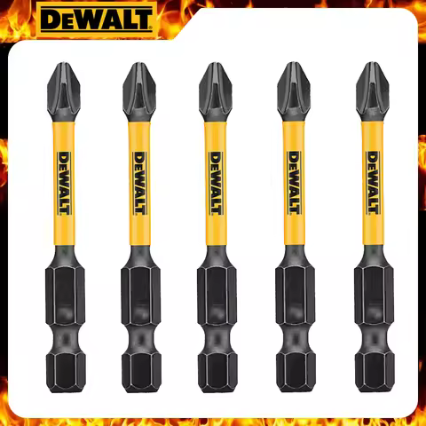 DEWALT PH2 57MM 5PCS Impact Type Bits HSS Cross Screwdriver Head Electric Drill Drive Carpenter Dril