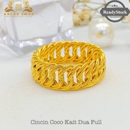 HOT ITEM CIncin Coco Full Pattern Hollow dan Padu | Gold 916 💯 Original