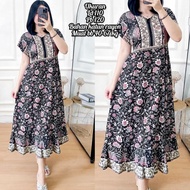 MAHALINI DRESS LONG DRESS FOR BUSUI,/ DRESS, MODERN DRESS,/ DRESS, BUTTON DRESS, PREGNANT WOMEN'S DR