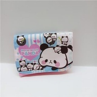 日本 MOCHI MOCHI PANDA 粉紅色棉布 收納包