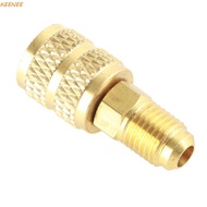 KEENEMY R410A HVAC Adapter, R410A Adapter for Mini Split Systems SAE Coupler for 1/4 To 5/16 Convers