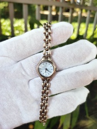 Đồng hồ nữ Citizen Exceed ( dòng cao cấp citizen Nhân Bản) mặt xanh cực đẹp size 19mm  hình thức 98%