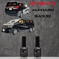 Black Solid 202 Toyota Alphard Solid Black Paint