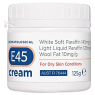 E45 Moisturiser, Body, Face And Hand Cream For Dry, Flaky Skin, Suitable For Eczema, Dry Psoriasis, 