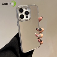 Plating Silver Mirror Phone Case For IQOO Z10 Z9 Z9S Turbo Pro Plus Z10X Lite Z9X Z7i Z5X Z3 U5 U5E 
