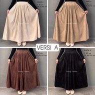 EMMA - Premium Thick Suede Midi and Long Pleated Skirt P67