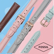 Fossil leather watch belt female watch chain pin buckle belt accessories 10 12 14 16mm