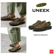 KEEN Men Uneek-Olive/Black Authentic Shoes Popular Model Keen Sandal